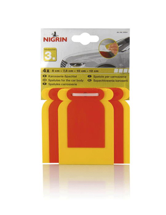 NIGRIN Karosserie-Spachtelsatz  (4 Stück)