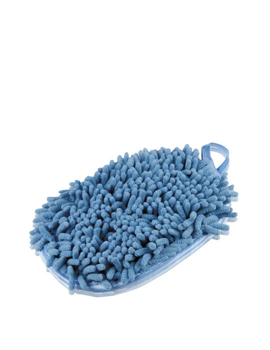 NIGRIN Performance Mikrofaser Waschhandschuh  (Langfloor-Seite und Insektennetz)