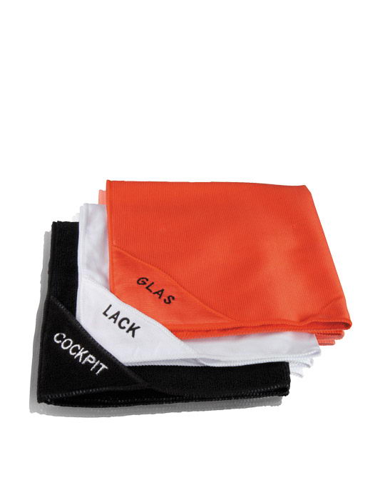 NIGRIN Mikrofasertuch-Set (Lack, Glas, Cockpit) (3-teilig)