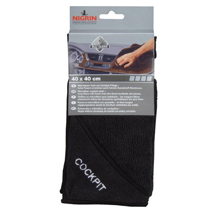 NIGRIN Performance Mikrofasertuch Cockpit  ("Cockpit" Größe 40 x 40 cm)