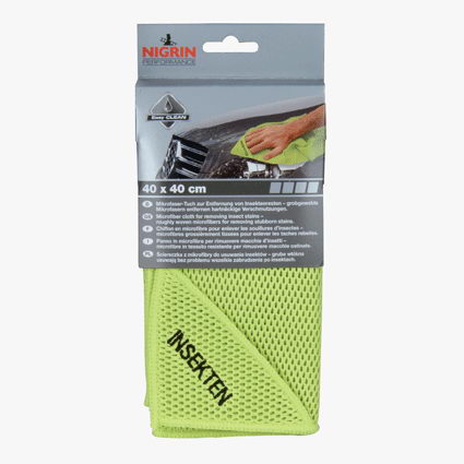 NIGRIN Performance Mikrofasertuch Insekten  ("Insekten" Größe 40 x 40 cm)