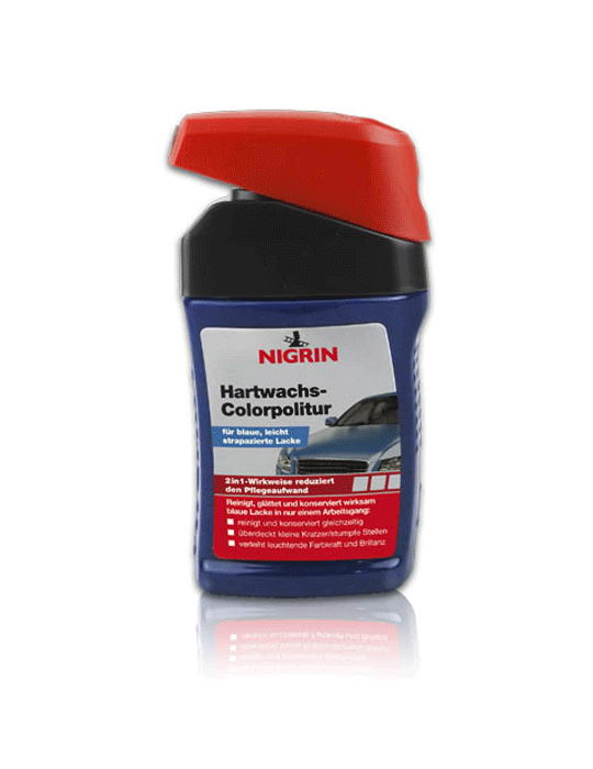 NIGRIN Hartwachs-Colorpolitur  (Blau 300ml)