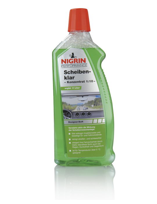 NIGRIN Performance Scheibenklar, "Designerduft" – Konzentrat 1:10 – (1L)