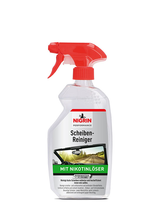 NIGRIN Performance Scheiben-Reiniger mit Nikotinlöser (500ml)