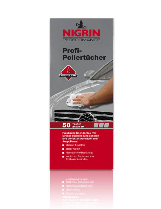 NIGRIN Performance Profi-Poliertücher (50 Stück)