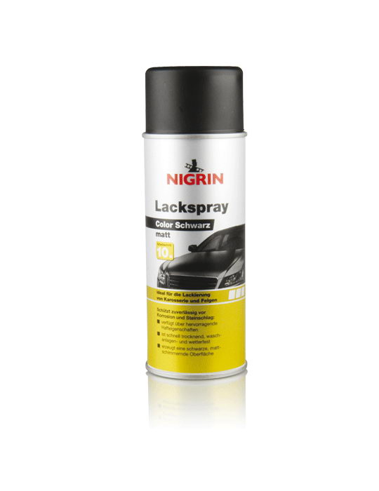 NIGRIN Lackspray Color Schwarz matt (400ml)