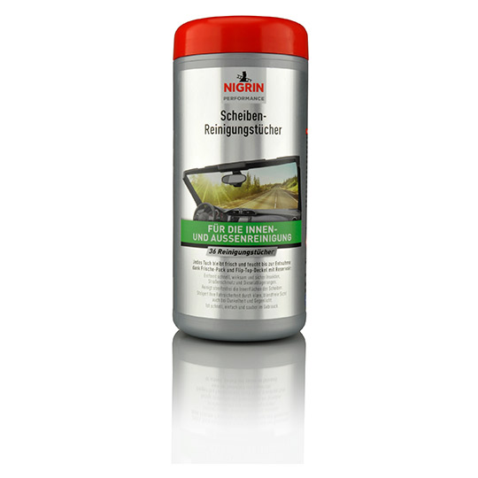 NIGRIN Performance Scheiben-Reinigungstücher  (36 Stück)