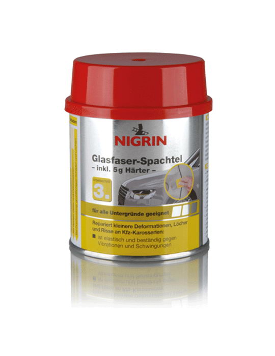 NIGRIN Glasfaserspachtel 245g + 5gHärter (250g)